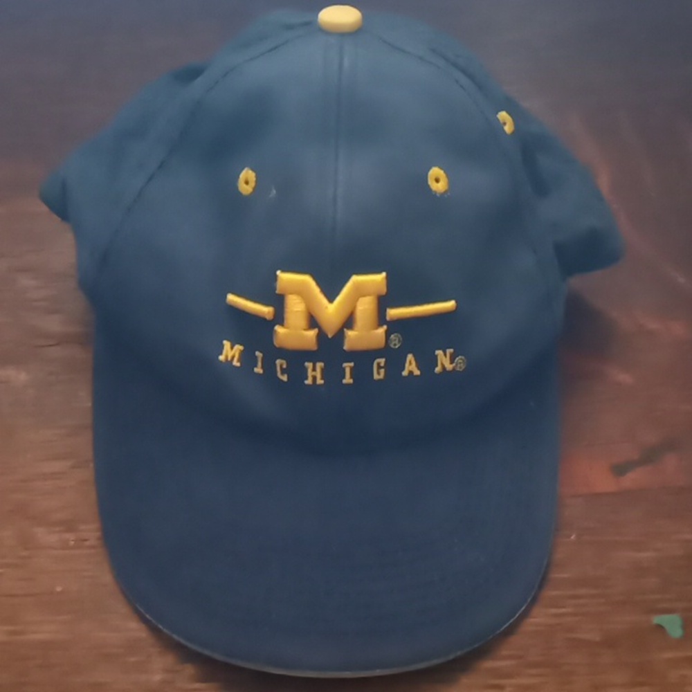 Michigan Wolverines  Cap hat Maize & Blue .
